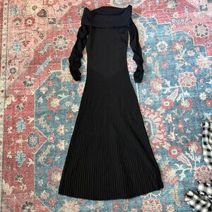 BARDOT Elegant Black Off-Shoulder Dress